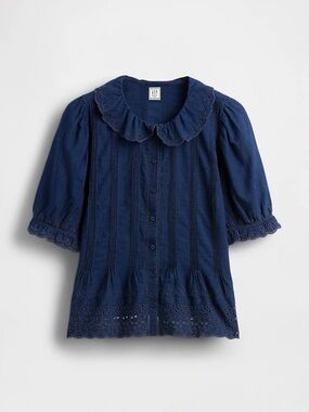 GAP x DOEN Eyelet Pintuck Blouse *Sold Out on Website*